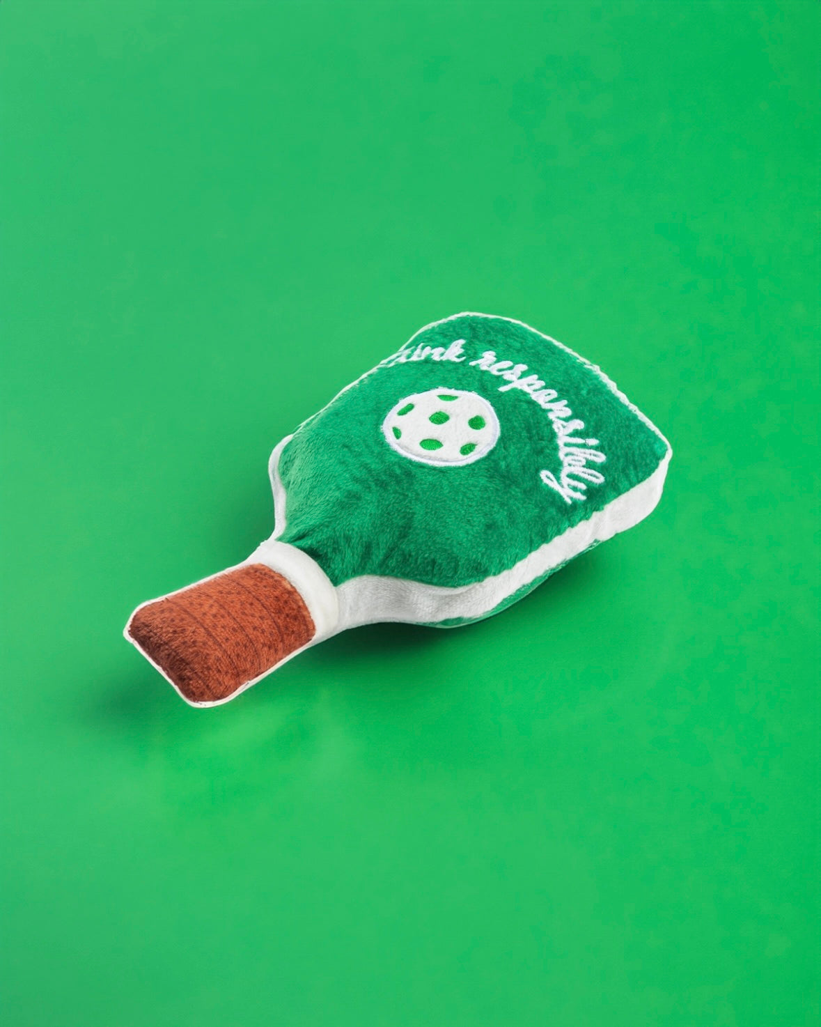 Green Stripe Pickleball Paddle Dog Toy