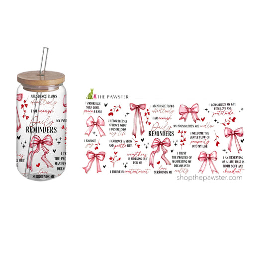 #36 Daily Reminders 16oz Cup Wrap