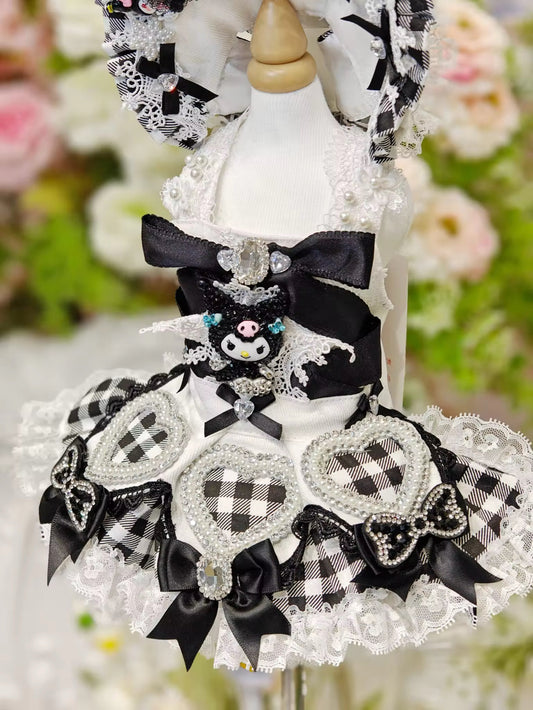 Midnight Checkmate Dress
