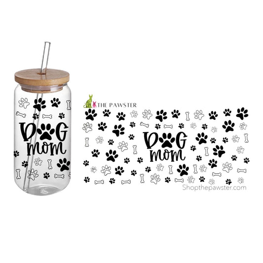 #39 Dog Mom Paws & Bones 16oz Cup Wrap