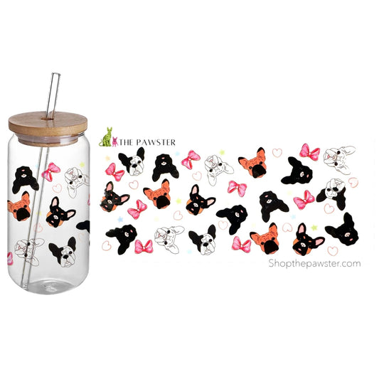 #51 Frenchie Love 16oz Cup Wrap