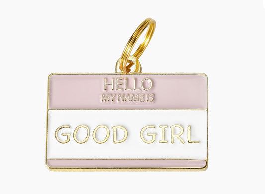 Good Girl Pet ID Tag