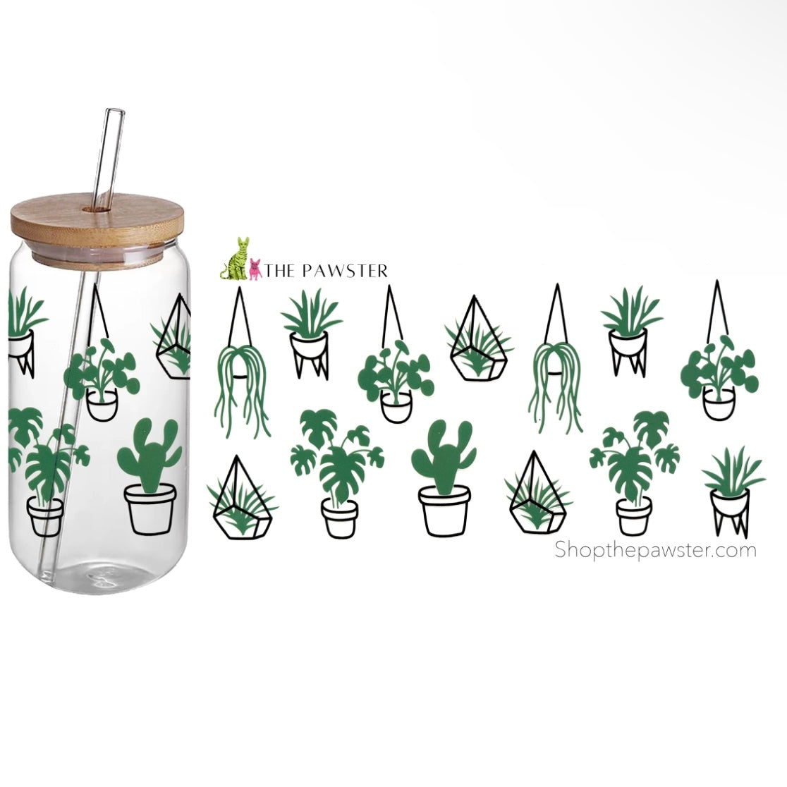 #89 Plants 16oz Cup Wrap