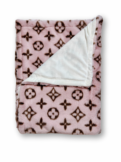 Furry Vuiton Blanket