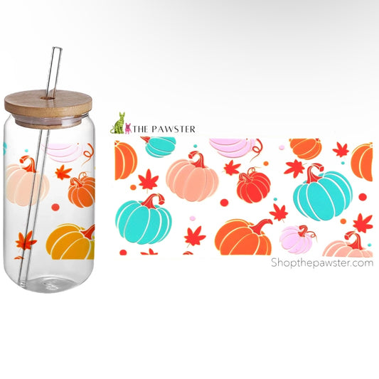 #45 Fall Pumpkins 16oz Cup Wrap