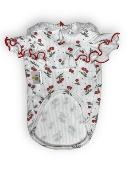 Sweet Cherry Ruffle Tee