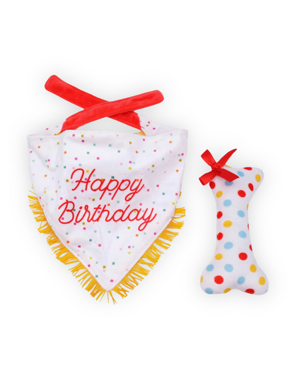 Birthday Bash Bandana & Bone Set