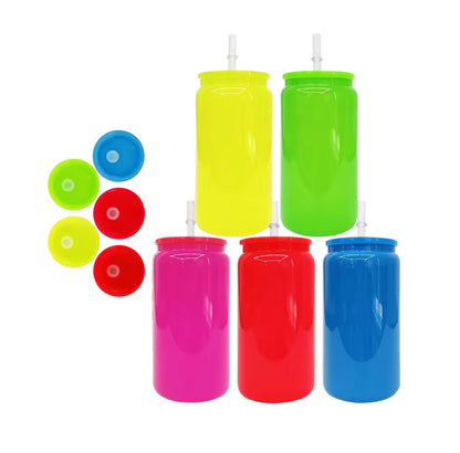 16oz Neon Glass Libby Cup