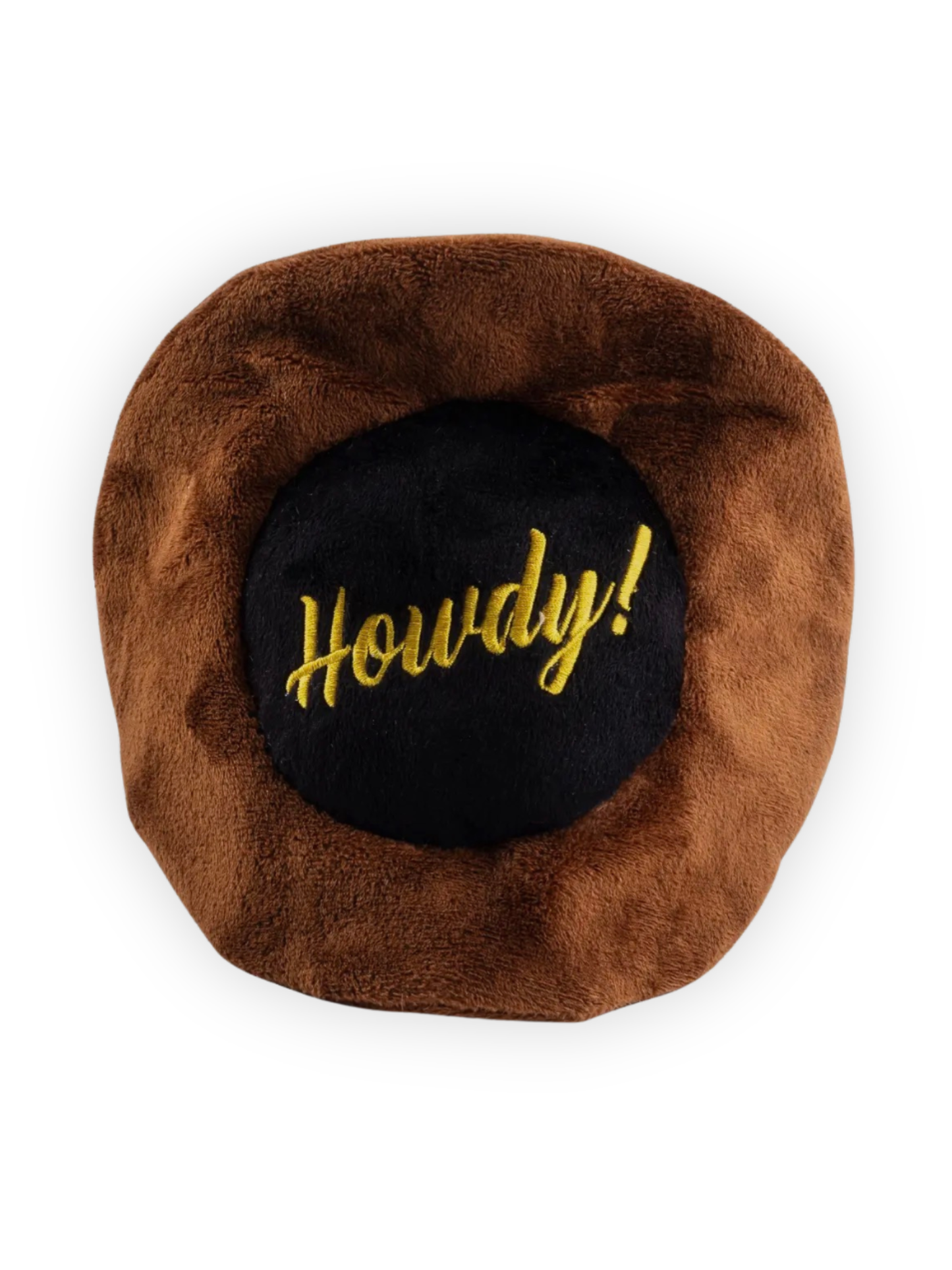 Brown Cowboy Hat Dog Toy
