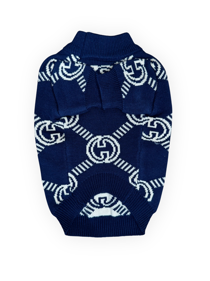 Bleu Royale Grrrci Knit Sweater