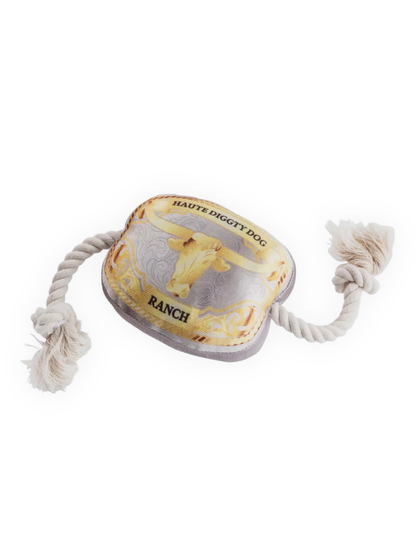 Western Belt Buckle Dog Toy