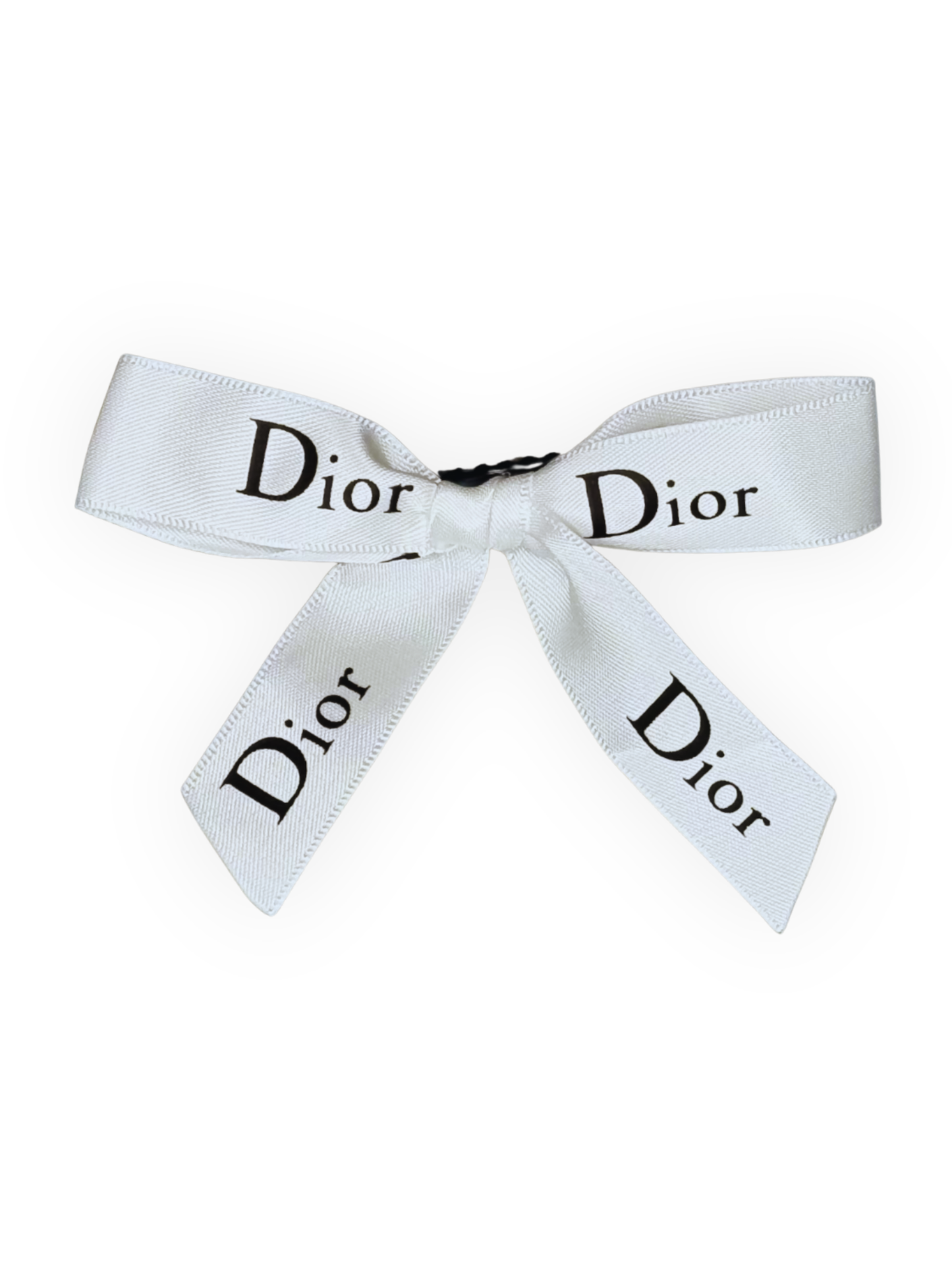 lux dogior bow white ribbon dog bow alligator clip