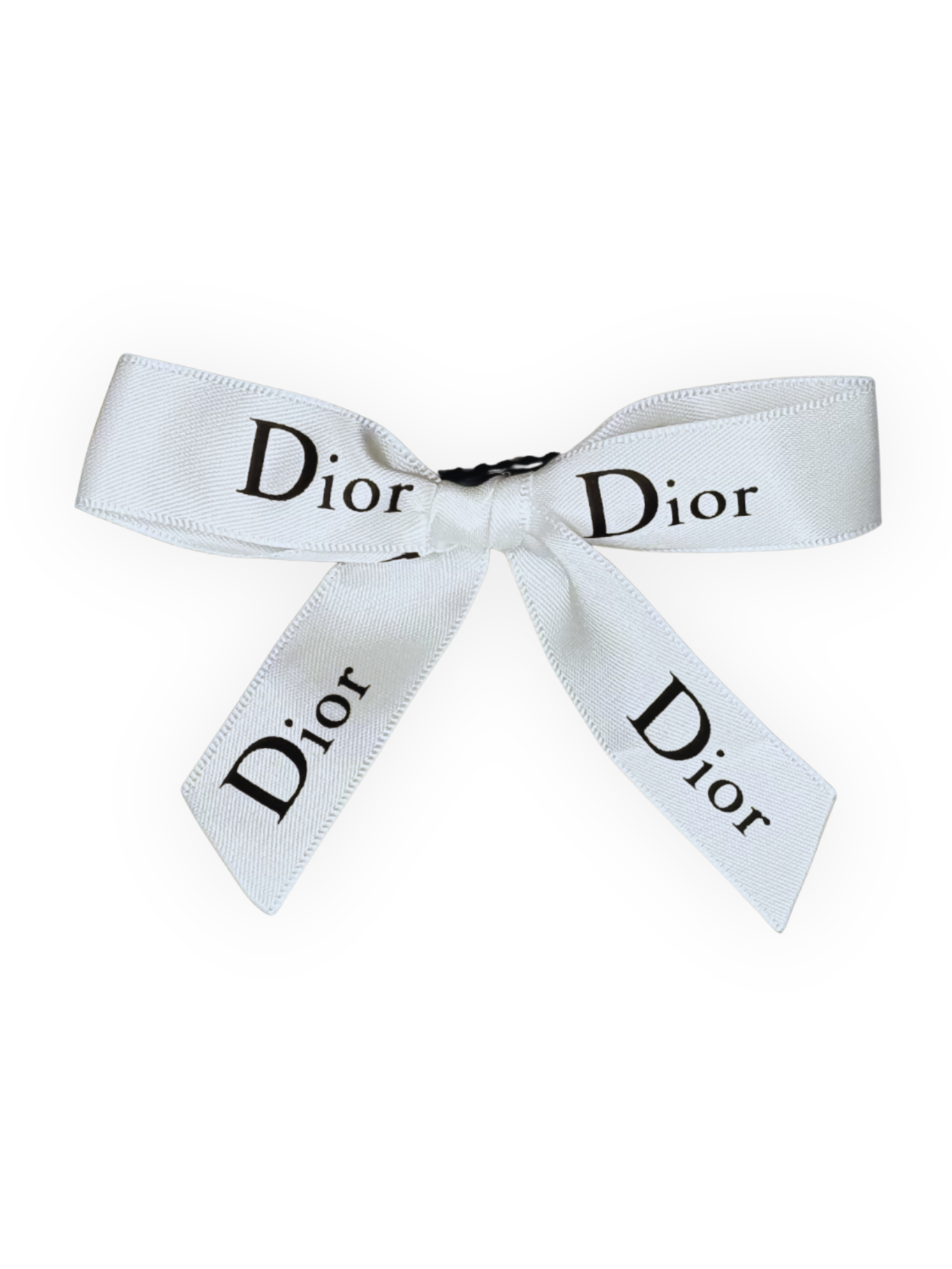 lux dogior bow white ribbon dog bow alligator clip