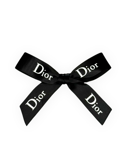 lux dogior bow black ribbon dog bow alligator clip