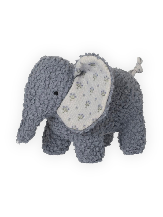 elephant plush dog toy boucle squeaky crinkle dog toy