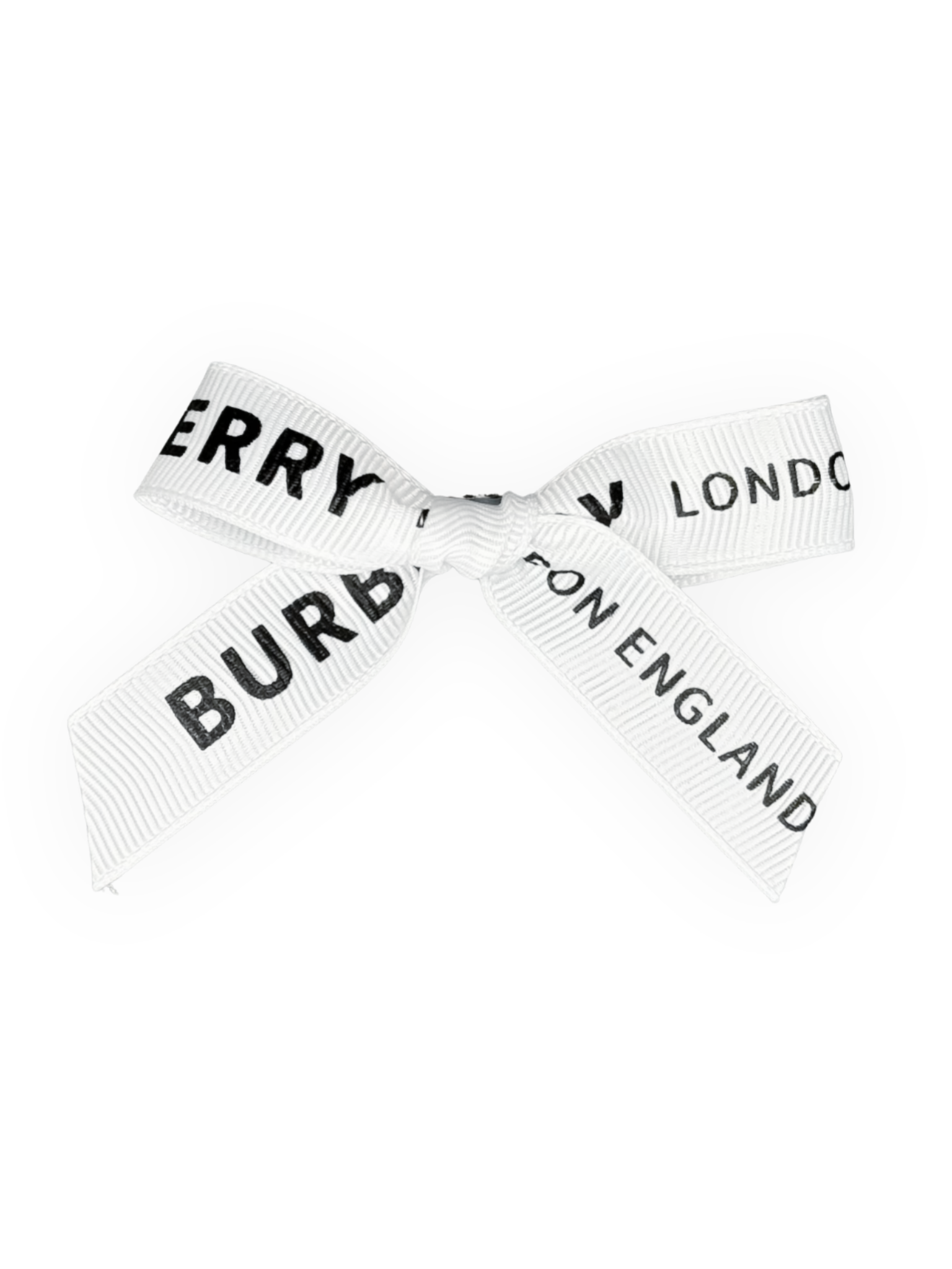 white dog bow with secure clip