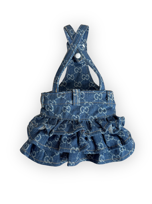 Grrrci Denim Overall Skirt