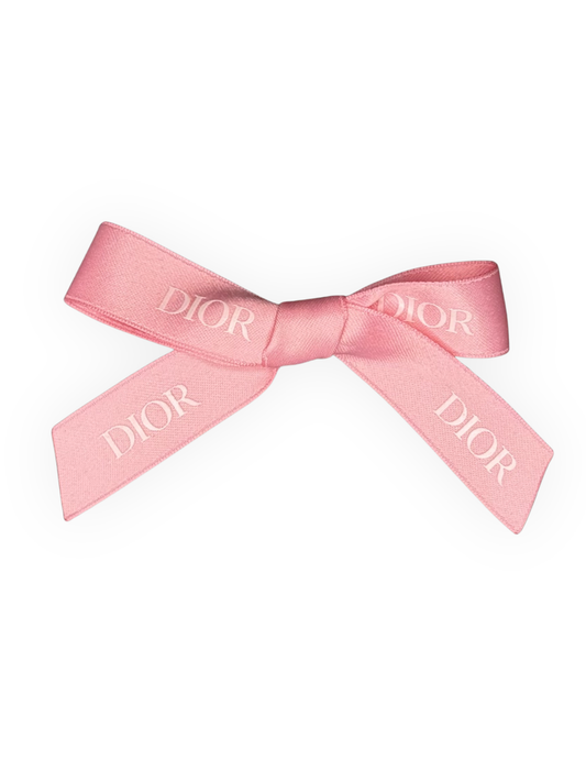 lux dogior bow pink ribbon dog bow alligator clip