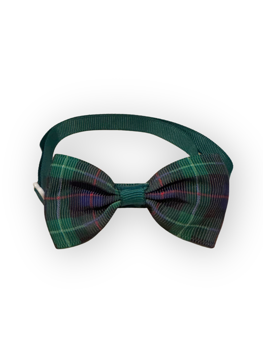 Park Avenue Plaid Bow Tie – Green