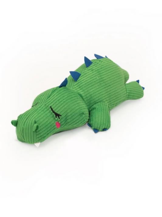 Snoozin' Gator – Silent Squeaky Toy