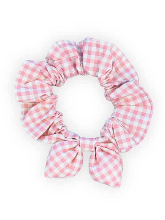 Stretchy Gingham Dog Scarf