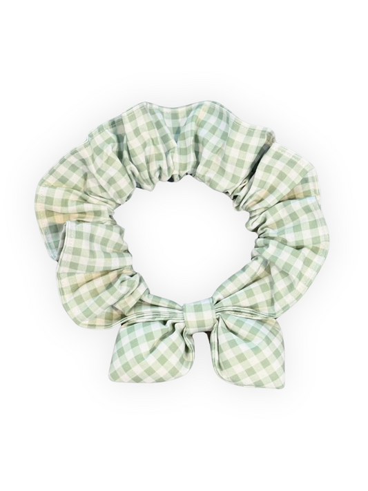 Stretchy Gingham Dog Scarf