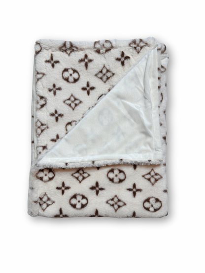 Furry Vuiton Blanket