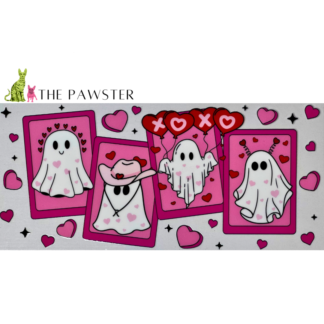 #301 Valentines Ghouls 16oz Cup Wrap