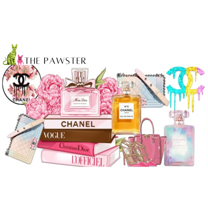 #252 Double Sided Books & Perfume 16oz Cup Wrap