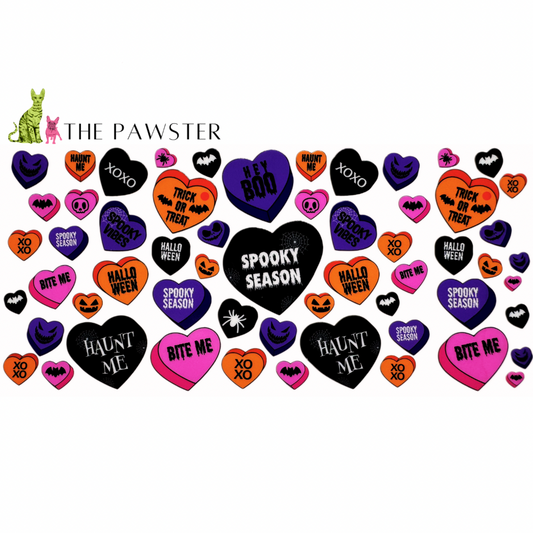 #157 Spooky Sweethearts  16oz Cup Wrap