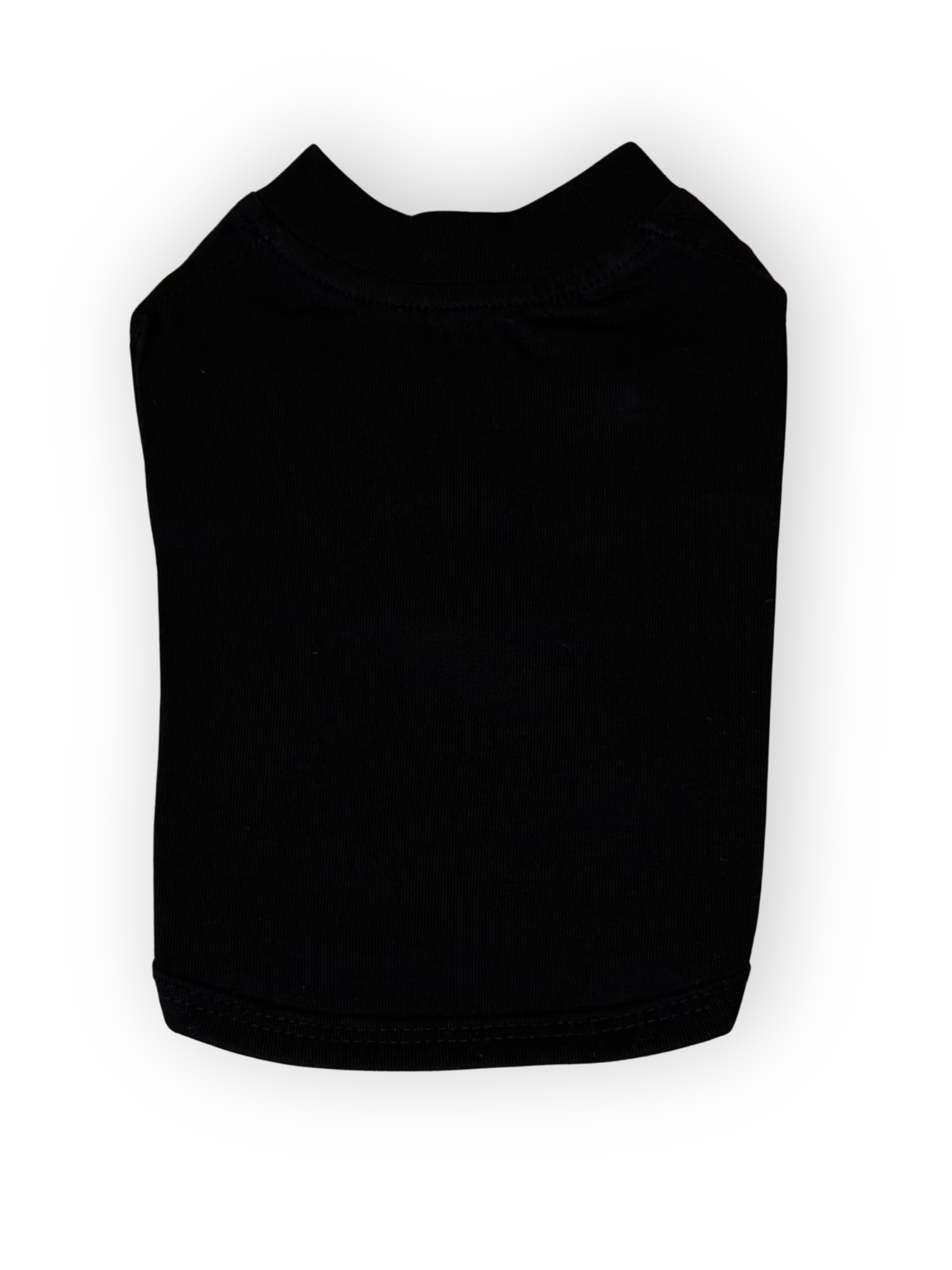 The Pawster Basics black dog t-shirt – soft, stretchy short sleeve shirt.