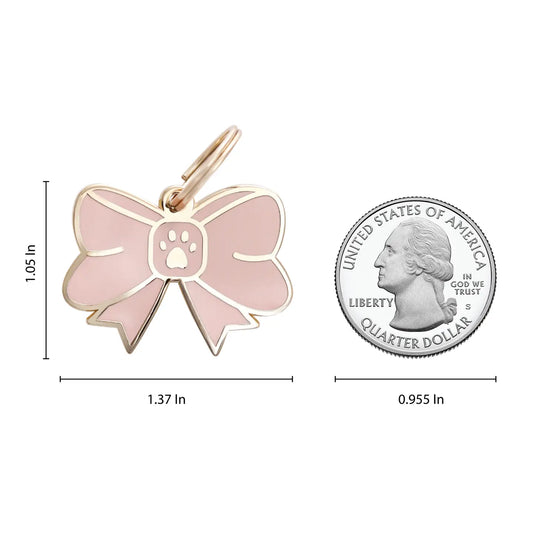 Pretty in Paw Bow ID Tag