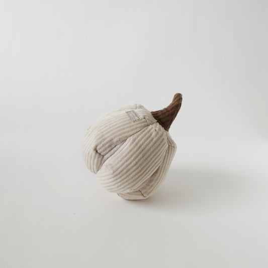 Pumpkin-shaped dog enrichment toy with 6 treat pockets and squeakers by Lambwolf Collective