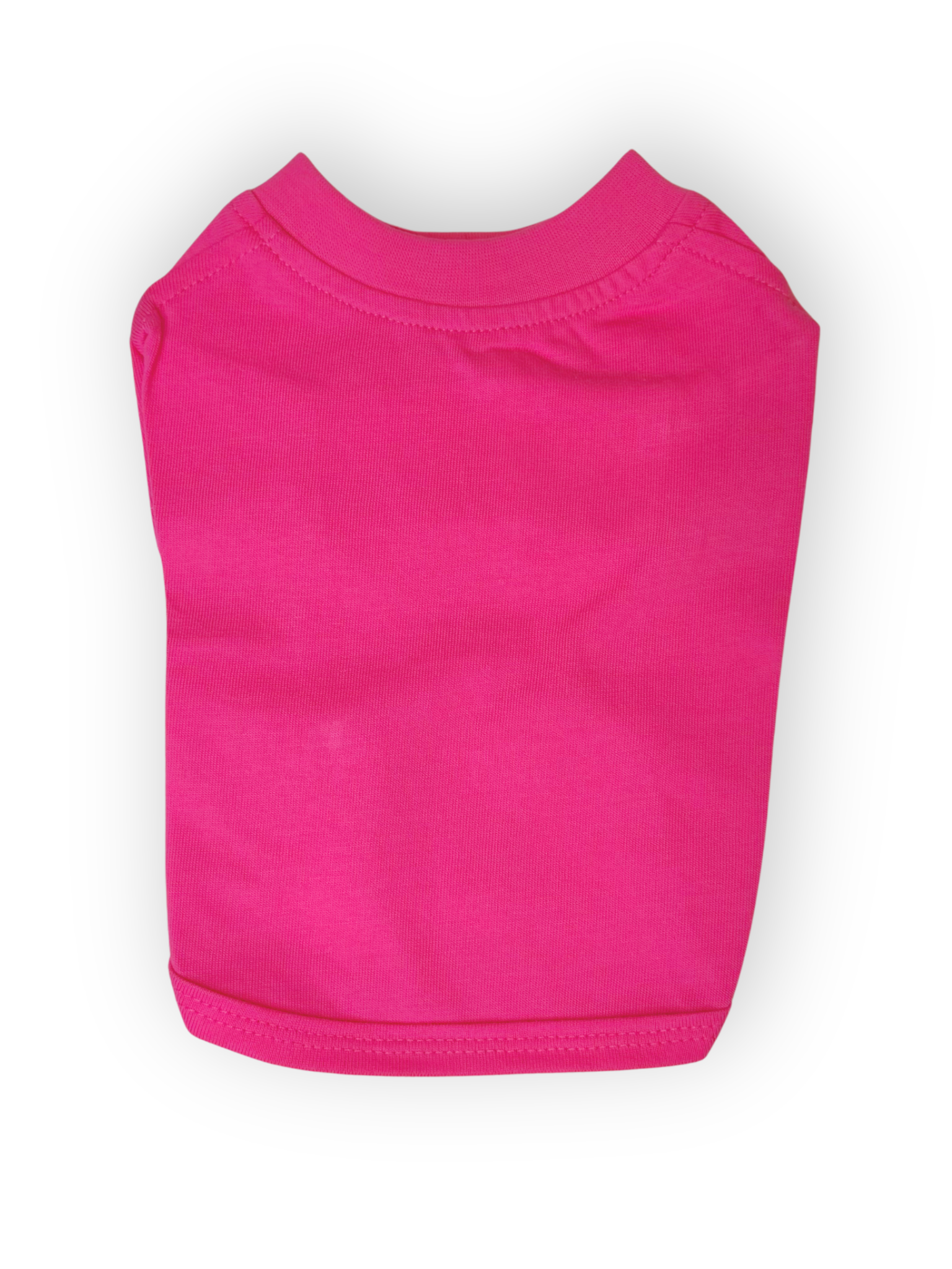The Pawster Basics hot pink dog t-shirt – soft, stretchy short sleeve shirt for dogs.