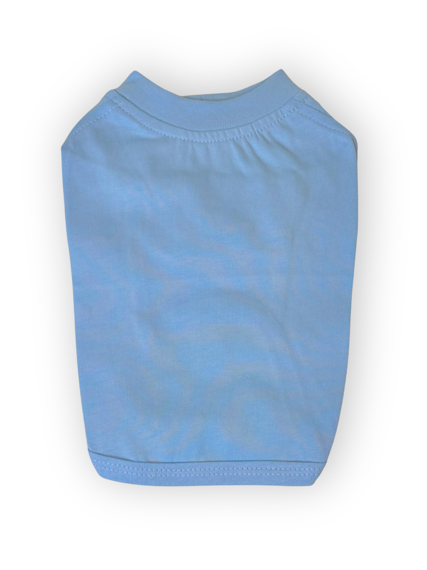 The Pawster Basics sky blue dog t-shirt – soft, stretchy short sleeve shirt.