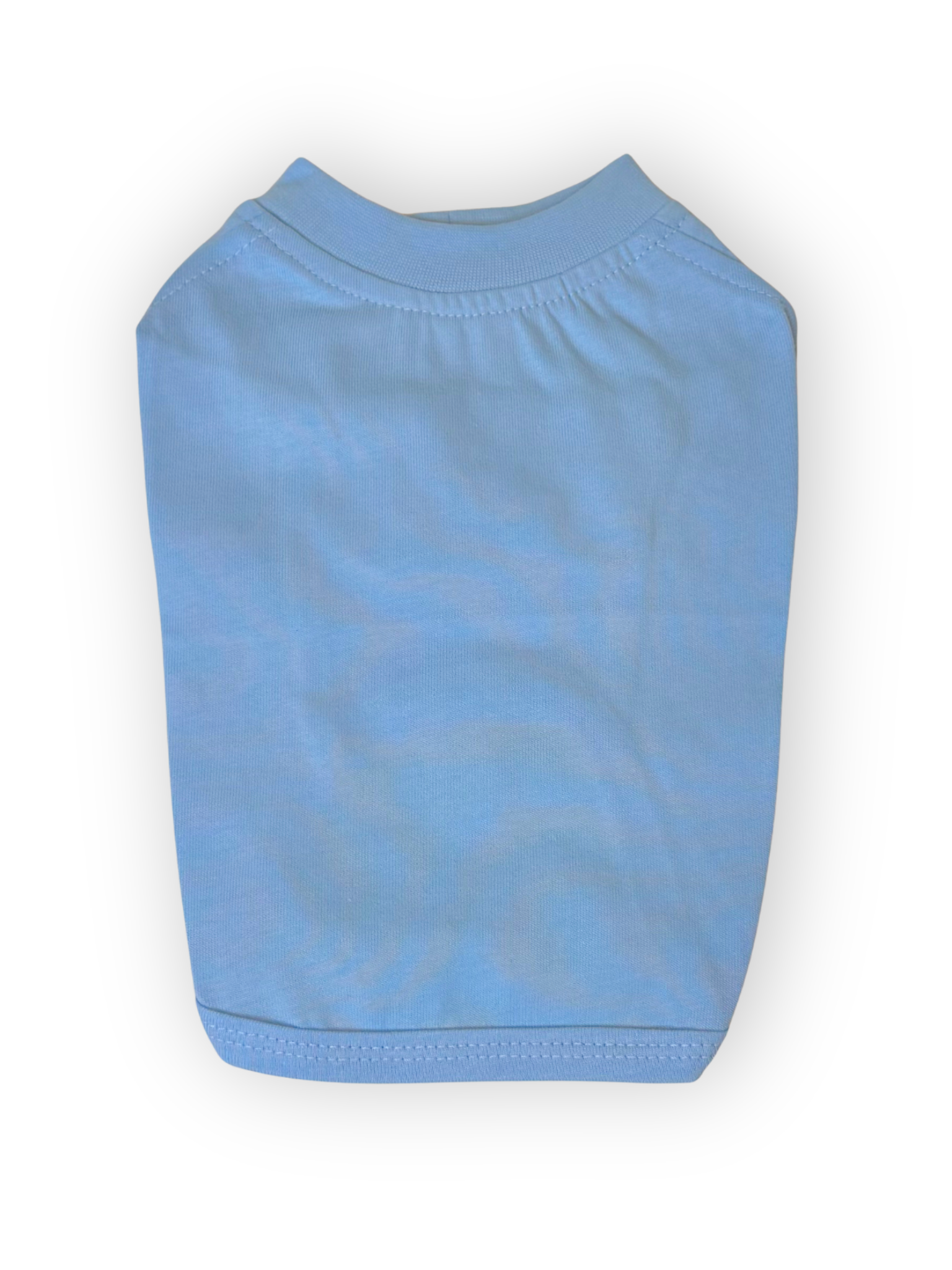 The Pawster Basics sky blue dog t-shirt – soft, stretchy short sleeve shirt.