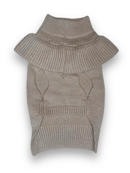 Lux Knit Ruffle Sweater