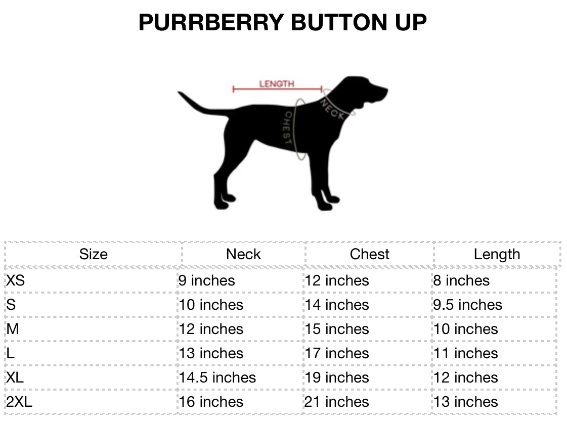 Purrberry Button Up