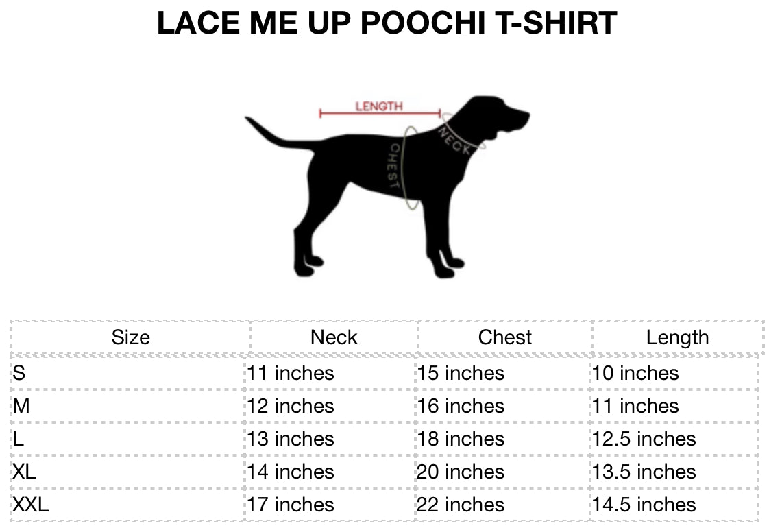 Lace Me Up Poochi T-shirt