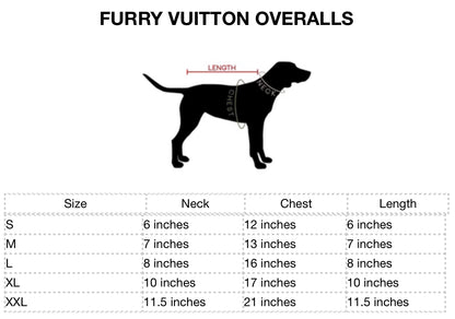 Furry Vuitton Overalls